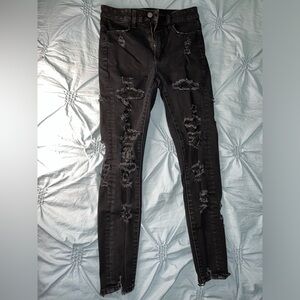 Women’s American eagle black skinny jeans